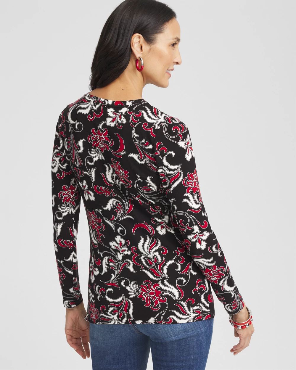 Touch of Cool™ Swirl Layering Tee | Chico's